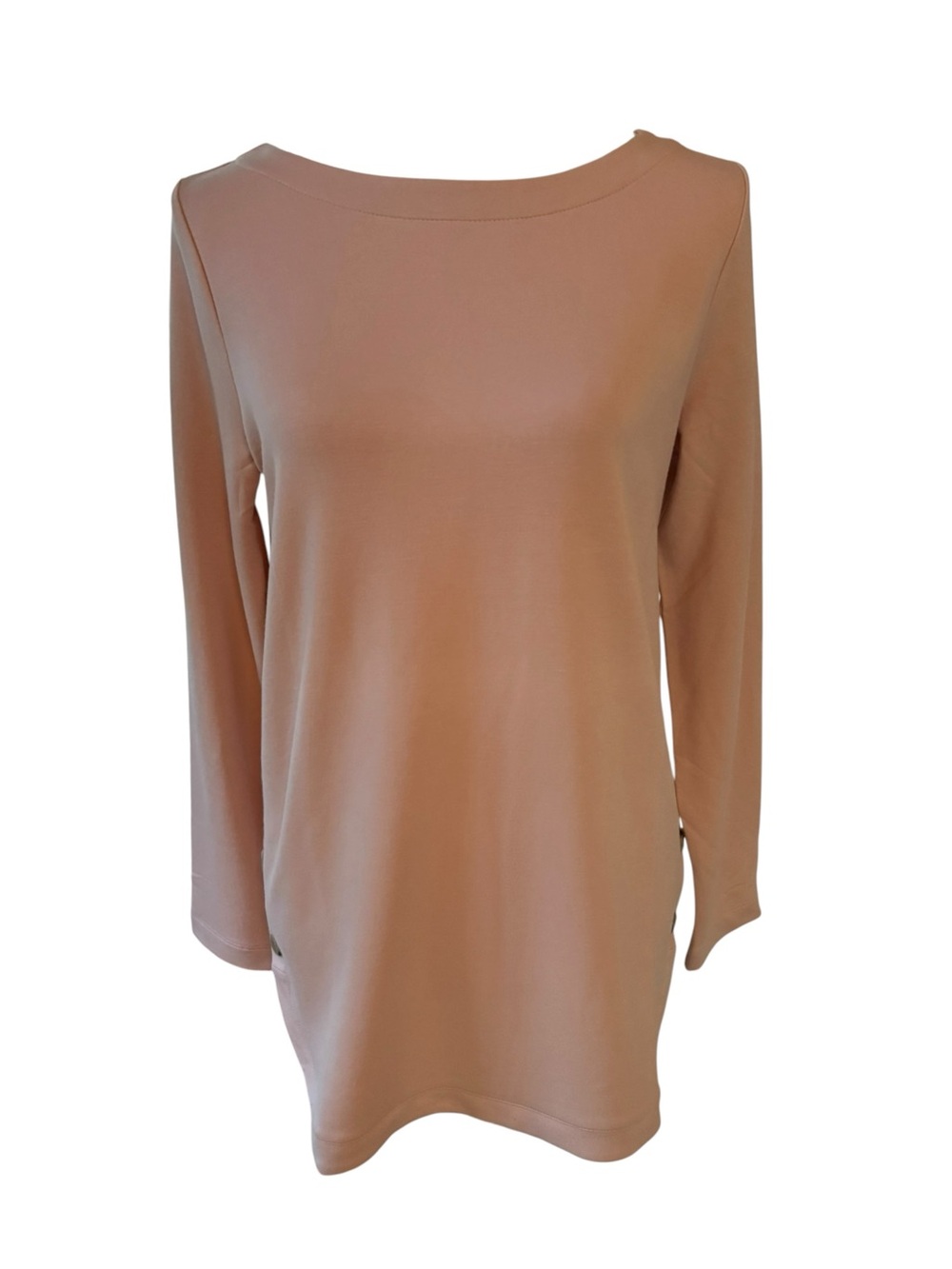 J. Jill Pale Pink Boatneck Tunic Top.  Size S